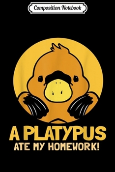Paperback Composition Notebook: Platypus 3 Journal/Notebook Blank Lined Ruled 6x9 100 Pages Book