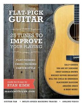 Paperback Flat-Pick Guitar 1: - 25 Tunes to Improve Your Playing Book