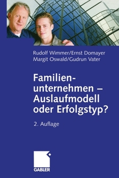 Paperback Familienunternehmen -- Auslaufmodell Oder Erfolgstyp? [German] Book