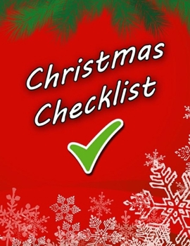 Paperback Christmas Cheklist: 8.5 x11 inches 50 pages Book