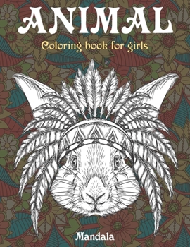 Paperback Mandala Coloring Book for Girls - Animal Book