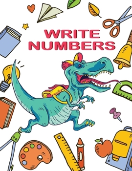 Paperback Write Numbers: A fun Book for Kids ages 3-5 to Practice Writing Numbers from 1 to 20 Book