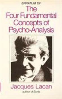 Paperback Erratum of the Four Fundamental Concepts of Psycho-Analysis Book