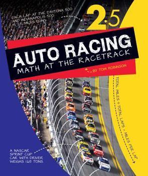 Library Binding Auto Racing: Math at the Racetrack Book