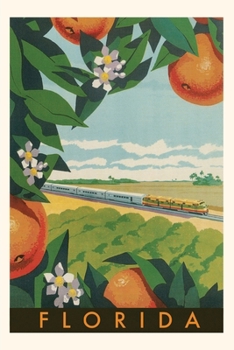 Paperback Vintage Journal 1505 Florida Travel Poster Book