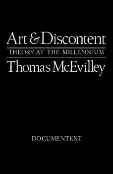 Hardcover Art and Discontent: Theory at the Millennium Book