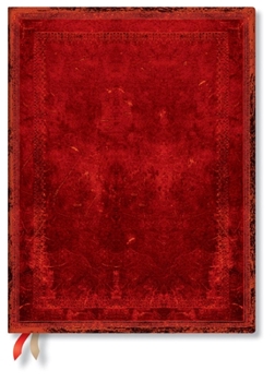 Calendar 2023 Red Moroccan Bold Business Planners Old Leather Collection Book