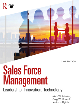 Paperback Sales Force Management: Leadership, Innovation, Technology - International Student Edition Book