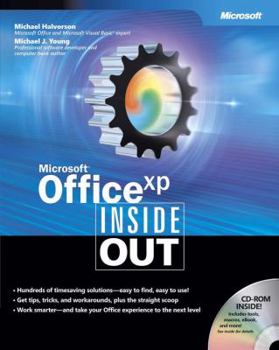 Paperback Microsoft Office XP Inside Out [With CDROM] Book