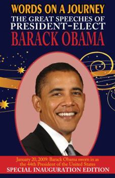 Hardcover Words on a Journey: The Great Speeches of Barack Obama Book