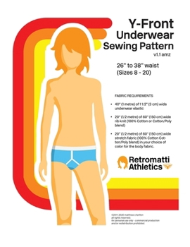 Paperback RetroMatti Athletics Retro Briefs Sewing Pattern Book