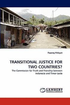 Paperback Transitional Justice for Two Countries? Book