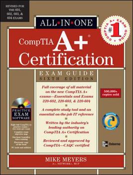 Hardcover CompTIA A+ Certification Exam Guide [With CDROM] Book