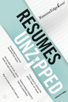 Paperback Resumes Unzipped Book