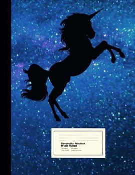 Paperback Composition Notebook: Wide Ruled Composition Style Notebook 7.44 X 9.59 Inches 100 Sheets / 200 Pages Soft Cover, Glossy Finish Book