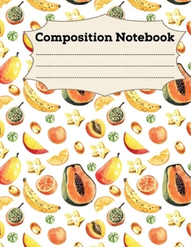 Paperback Composition Notebook: Wide Ruled Lined Paper Notebook Journal, Large (8.5 x 11 inches) - 100 Pages Book