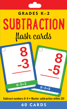 Hardcover Subtraction Flash Cards Book