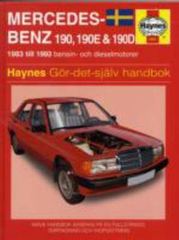 Hardcover Mercedes-Benz 190, 190E & 190D (83 - 93) (Swedish Edition) [Swedish] Book