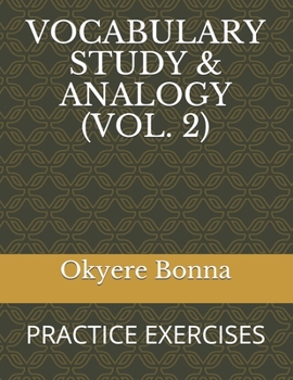 Paperback Vocabulary Study & Analogy (Vol. 2): Practice Exercises Book