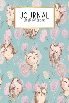 Paperback Journal Lined Notebook: Forest Owls - Blank Lined Journal - Gratitude Journal - 6" x 9" 100 Pg -Motivational Quotes - Self-Care - Diary - Gift Book