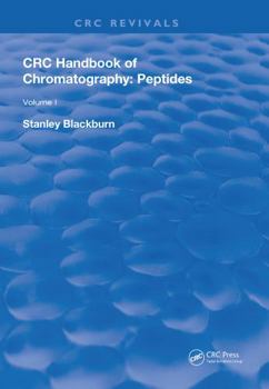 Hardcover CRC Handbook of Chromatography: Volume I: Peptides Book
