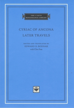 Hardcover Later Travels [Latin] Book