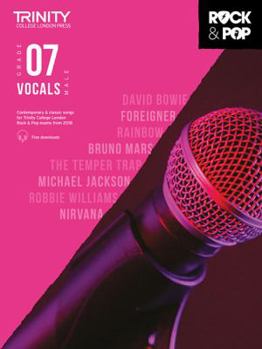 Paperback Trinity Rock & Pop 2018 Vocals: Male Voice - Grade 7 Book