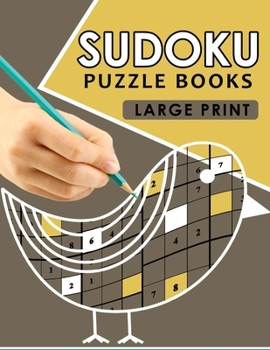 Paperback Sudoku Puzzle Books Large Print: Easy, Medium to Hard Level Puzzles for Adult Sulution inside [Large Print] Book