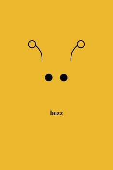 Buzz: Minimal Design Animal Journal Notebook Diary 6" x 9" 120 lined pages