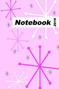 Paperback Notebook 2019: Mid-Century Modern, Atomic Star Themed Notebook Book