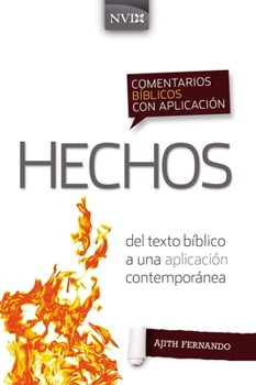 Paperback Comentario Bíblico Con Aplicación NVI Hechos: del Texto Bíblico a Una Aplicación Contemporánea [Spanish] Book