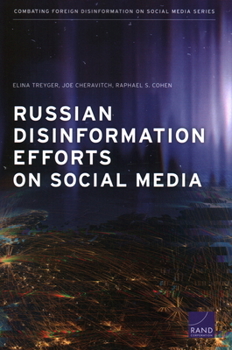 Paperback Russian Disinformation Efforts on Social Media Book