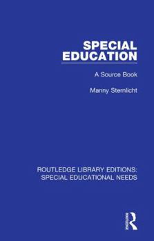 Hardcover Special Education: A Source Book