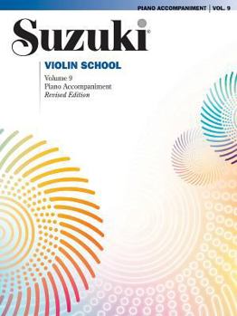 Paperback Suzuki Violin School, Vol 9: Piano Acc. Book