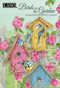 Calendar Birds in the Garden 2019 4.5 X 6.5 Monthly Pocket Planner Book