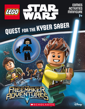 Paperback Quest for the Kyber Saber (Lego Star Wars: Activity Book with Minifigure) [With Minifigure] Book