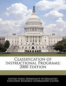 Paperback Classification of Instructional Programs: 2000 Edition Book