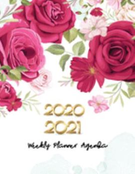 Paperback Weekly Planner Agenda 2020-2021: 2Years - 104 Weeks journal Planner Calendar Schedule Organizer Appointment Notebook, Monthly ... Setting Happiness Go Book