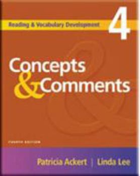 Paperback Reading and Vocabulary Development 4: Concepts & Comments Book