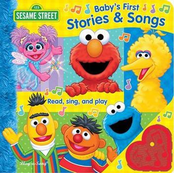 Hardcover Sesame Street: Baby's First Stories and Songs: Read, Sing, and Play Book