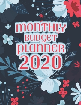 Paperback Monthly Budget Planner 2020: Income Expenses Tracker Budgeting Book