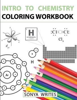 Paperback Intro to Chemistry Coloring Workbook Book
