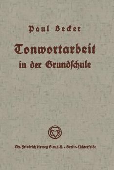 Paperback Tonwortarbeit in Der Grundschule [German] Book