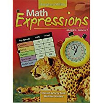 Hardcover Math Expressions: Pupil Ed Blm LVL 5 Vol1 Book