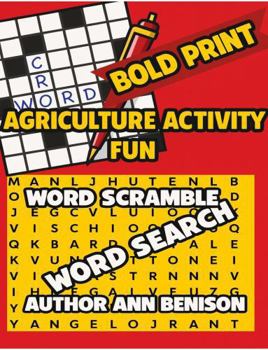 Paperback Agriculture Activity Fun Crossword Puzzles and More Book