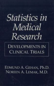 Paperback Statistics in Medical Research: Developments in Clinical Trials Book