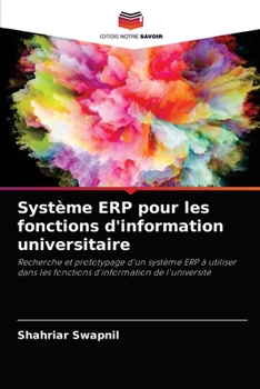 Paperback Système ERP pour les fonctions d'information universitaire [French] Book