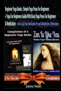 Paperback Beginner Yoga Books: Simple Yoga Poses for Beginners + Yoga for Beginners Guide Book