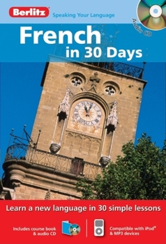 Audio CD French in 30 Days [With Paperback Book] Book