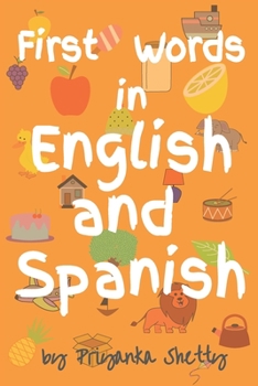 Paperback First Words in English and Spanish Book